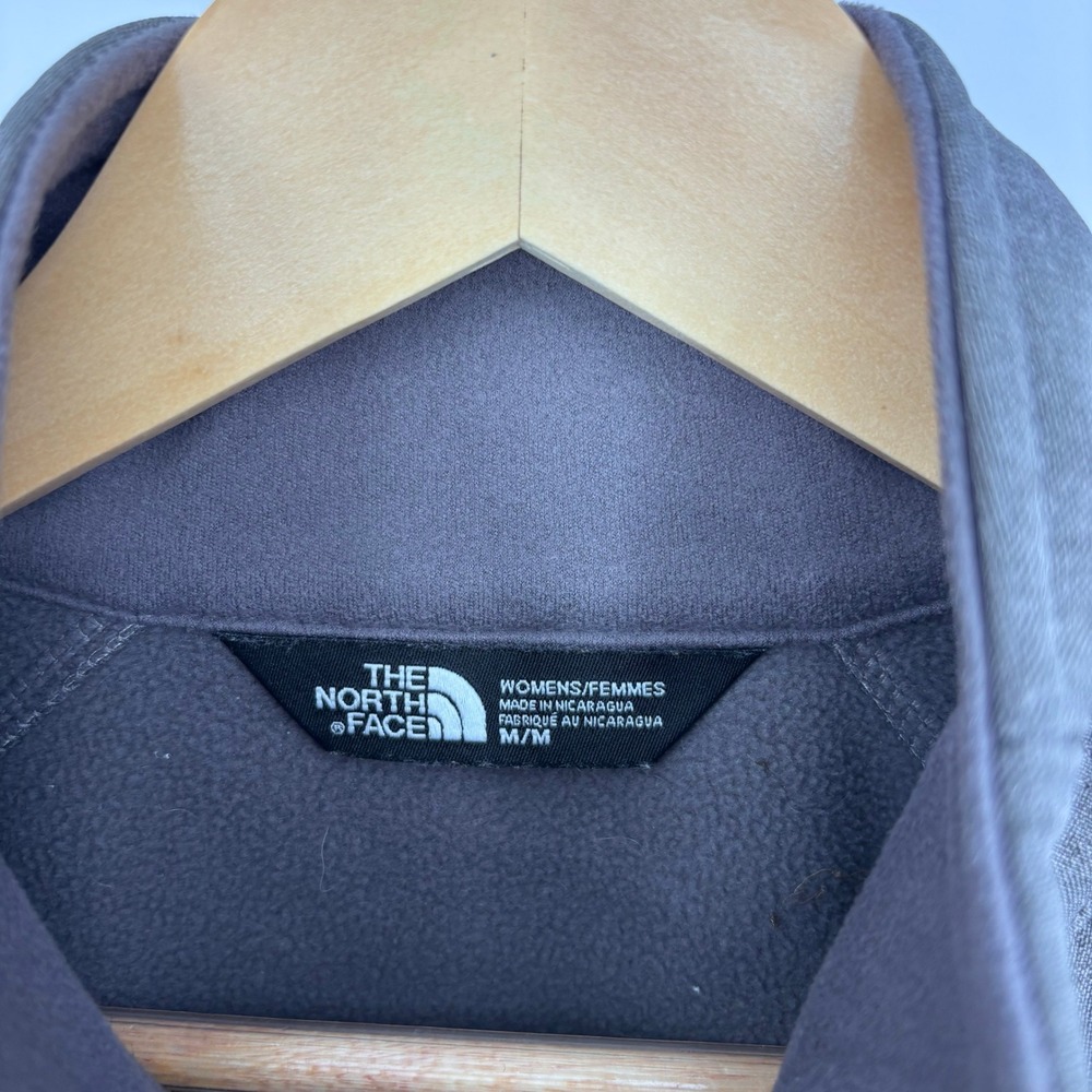 The North Face Womens Apex Bionic 2 Softshell Jacket Sz M Grey Heather Windwall - Picture 2 of 9